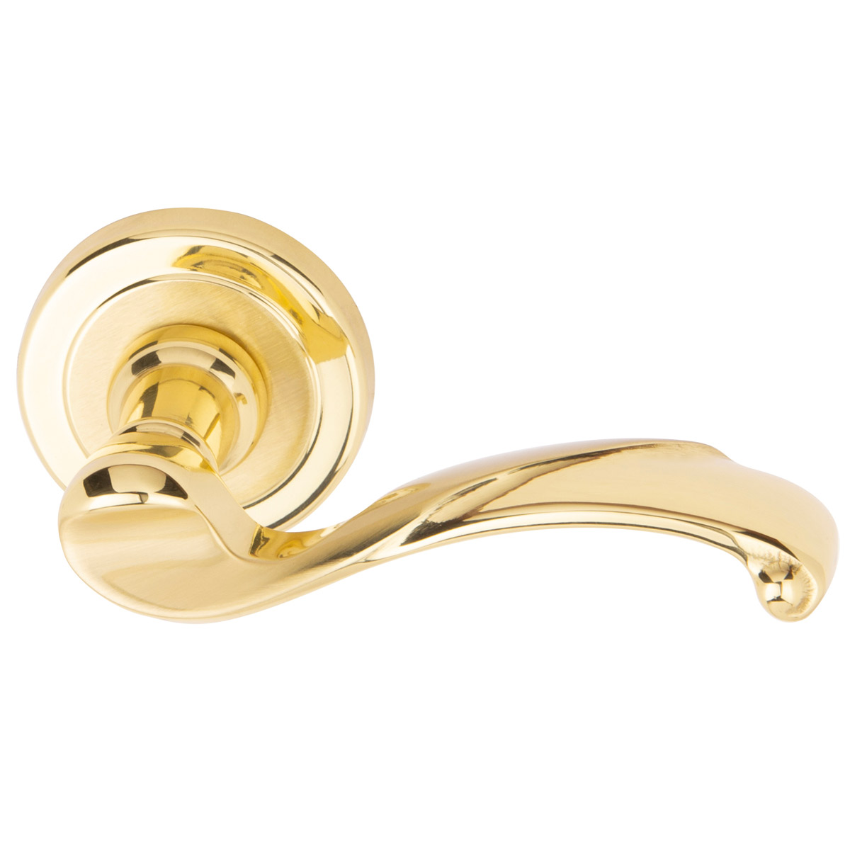 Polished / satin brass