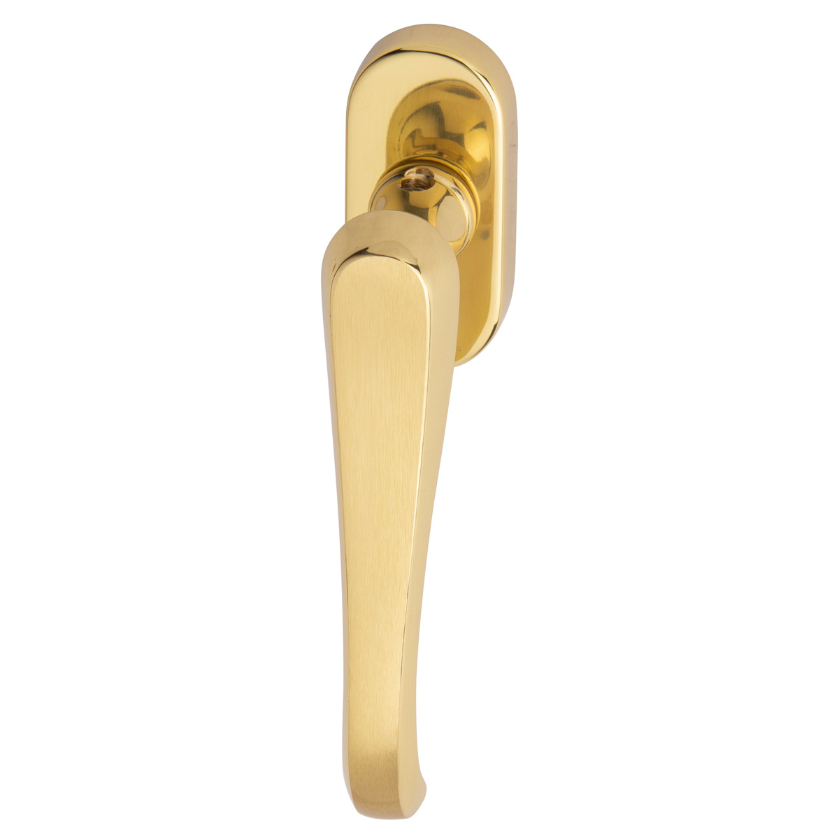 Polished / satin brass