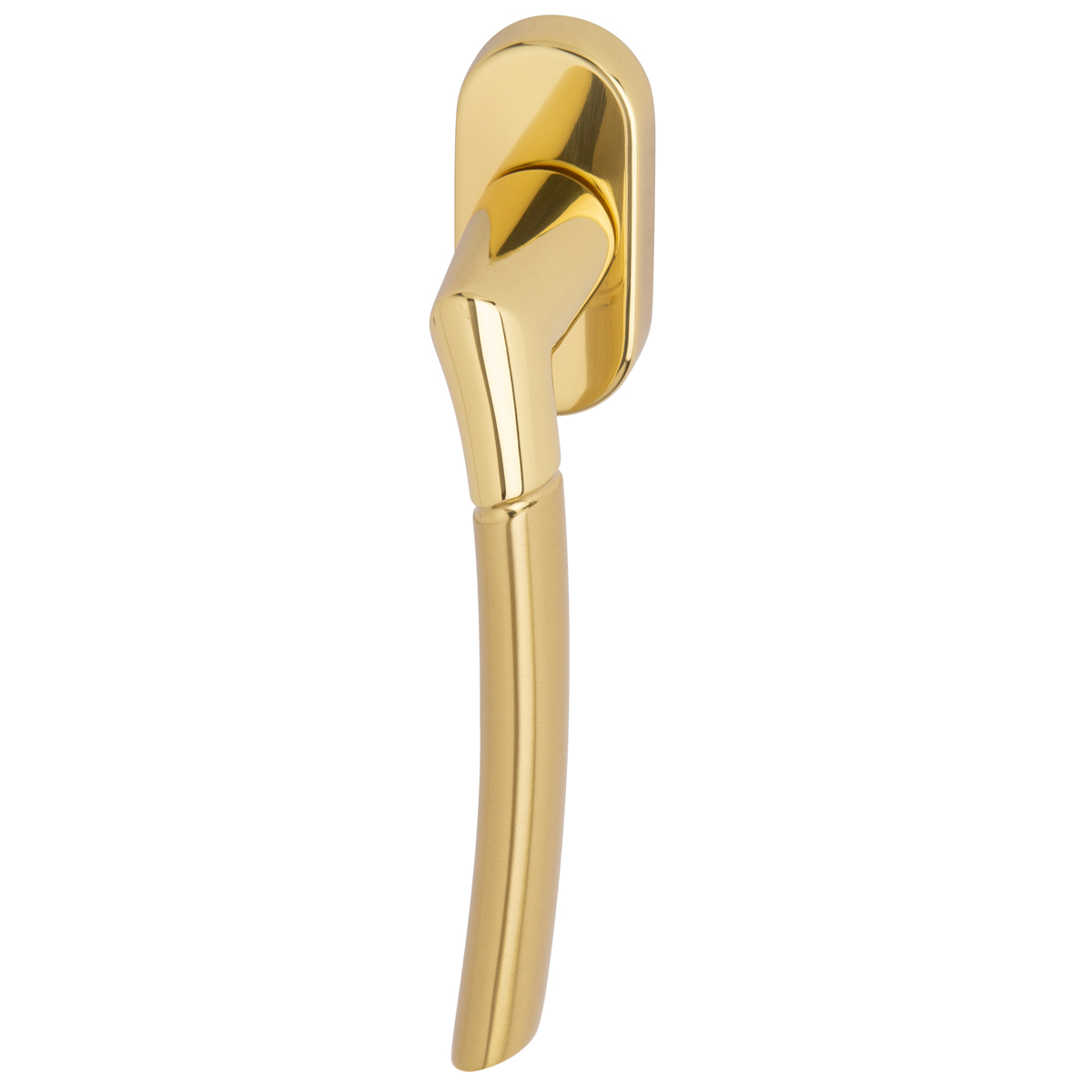 Polished / satin brass