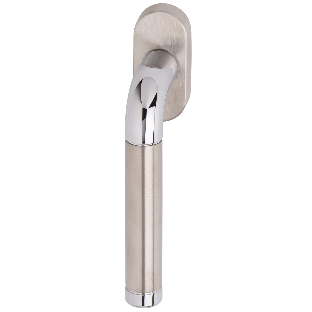 Chrome / satin stainless steel