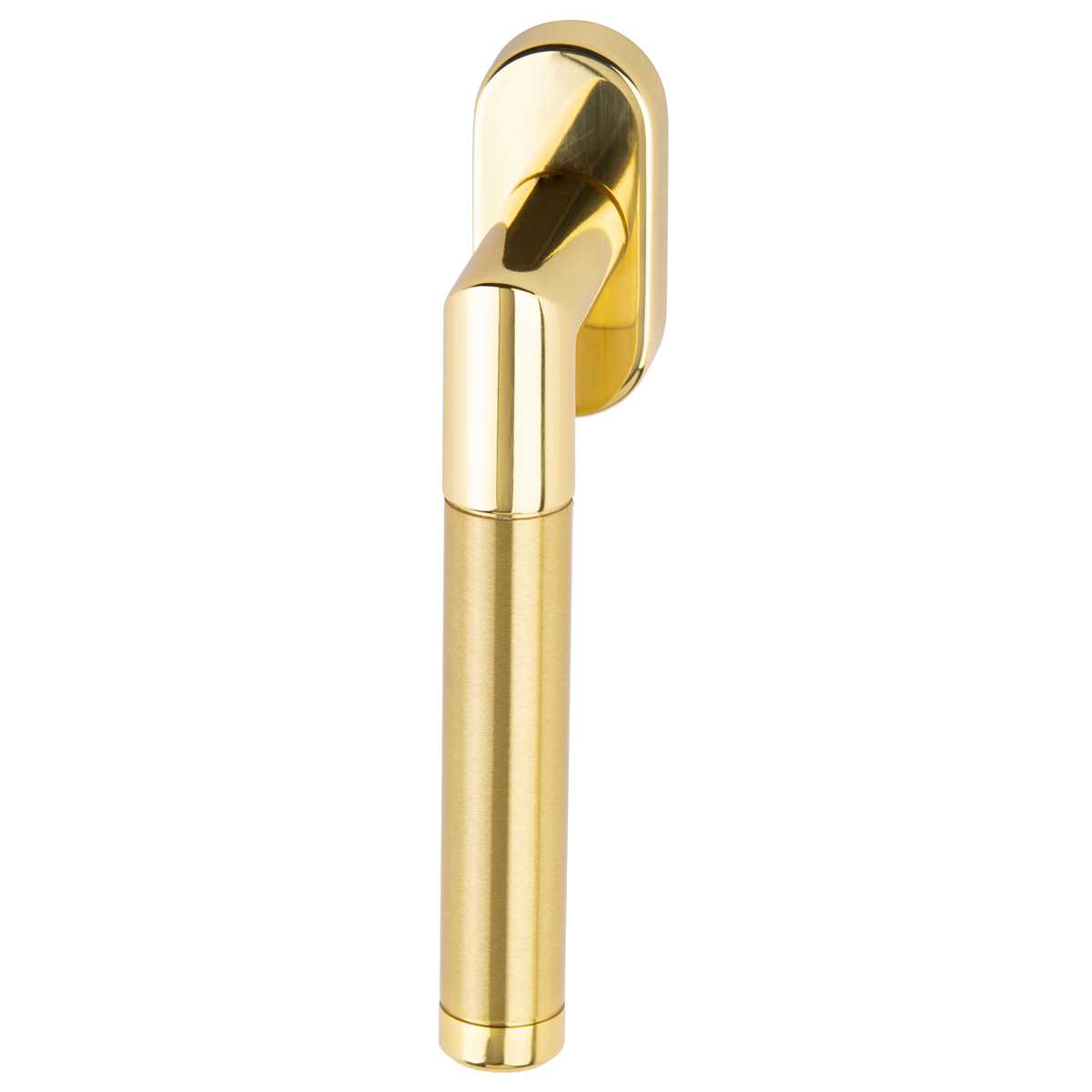 Polished / satin brass